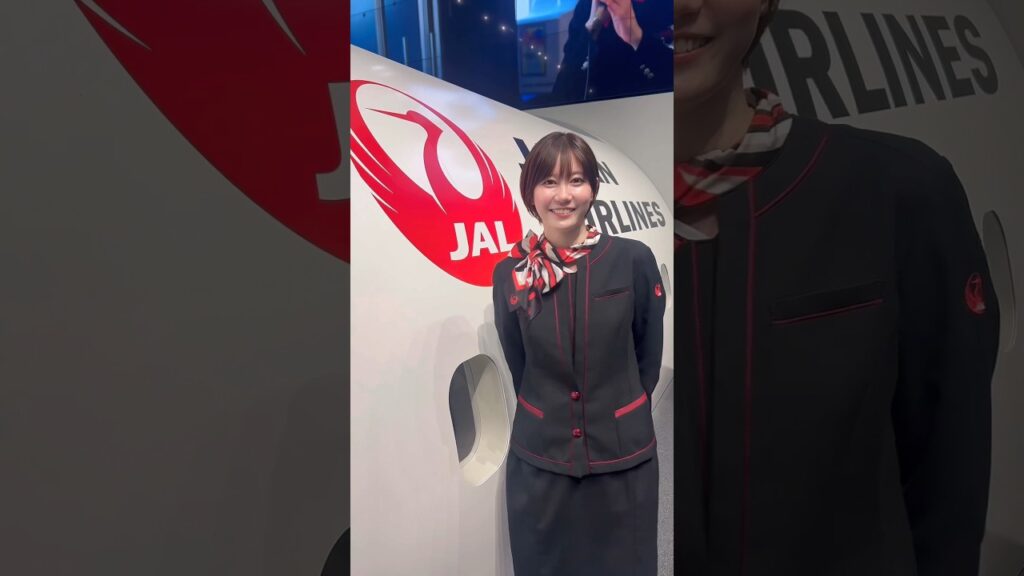 JALのCAに変身してみた結果…#japanairlines #JAL #CA #キャビンアテンダント