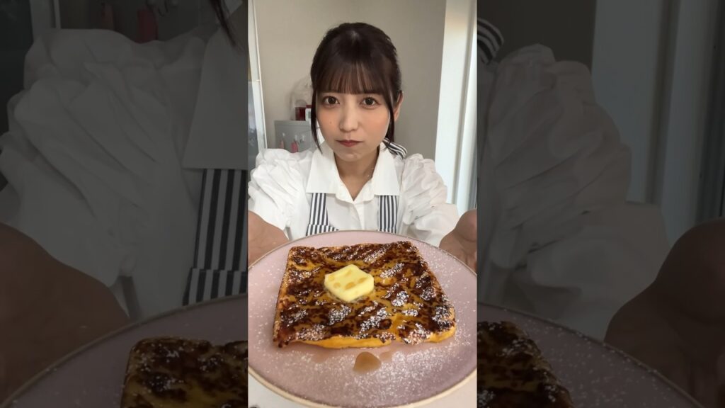 余ったパン粉で作る♡とろふわフレンチトースト🥚🥛#shorts