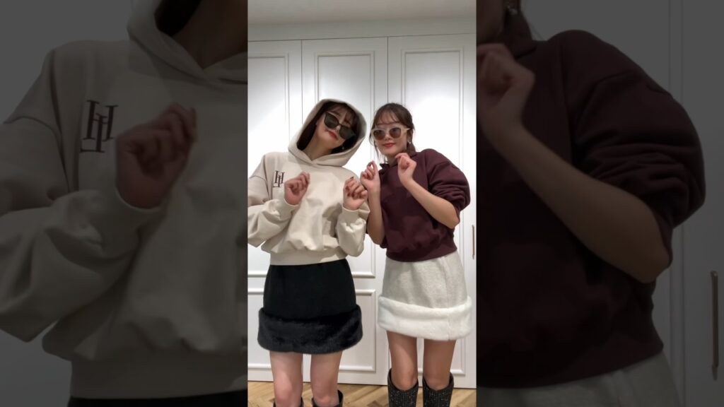［Herlipto］お揃いフーディで踊ってみた🕺🕶 ✨ #shorts #short #herlipto