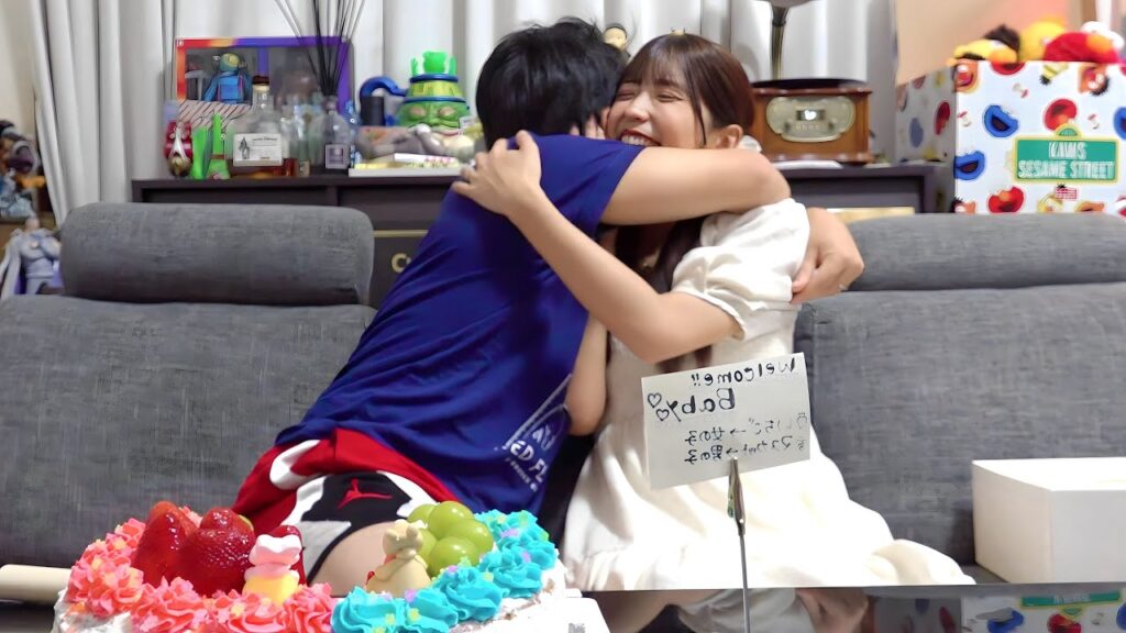 【パパ大号泣】生まれてくる赤ちゃんの性別発表サプライズの瞬間。