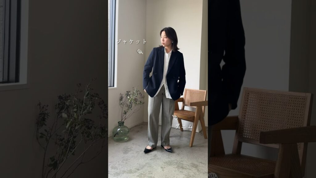 ジャケットの鉄板コーディネートをご紹介✨ジャケット×デニムの最強組み合わせ…！ちょっとバランス変えるだけで色んな雰囲気楽しめるからこの春も絶対にやってしまう😂#ジャケット　#春コーデ #春カラー