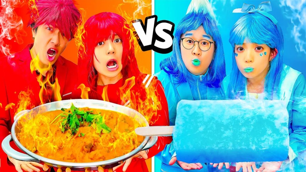 【重大発表あり】男女でホットVSコールド生活したら過酷すぎた・・・・【対決】〜Hot vs Cold Challenge〜Summer Event 🏝〜