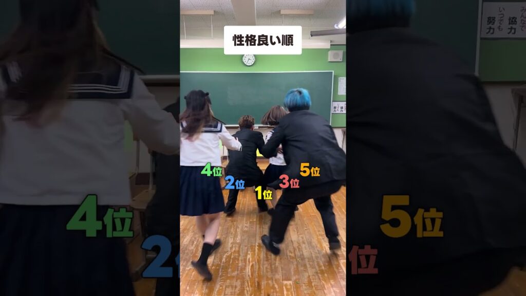 この中で1番性格が良いメンバーは？この中で自分は何位でしょう？？　#shorts