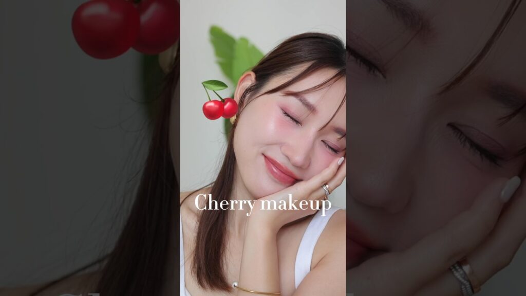 Cherry makeup🍒