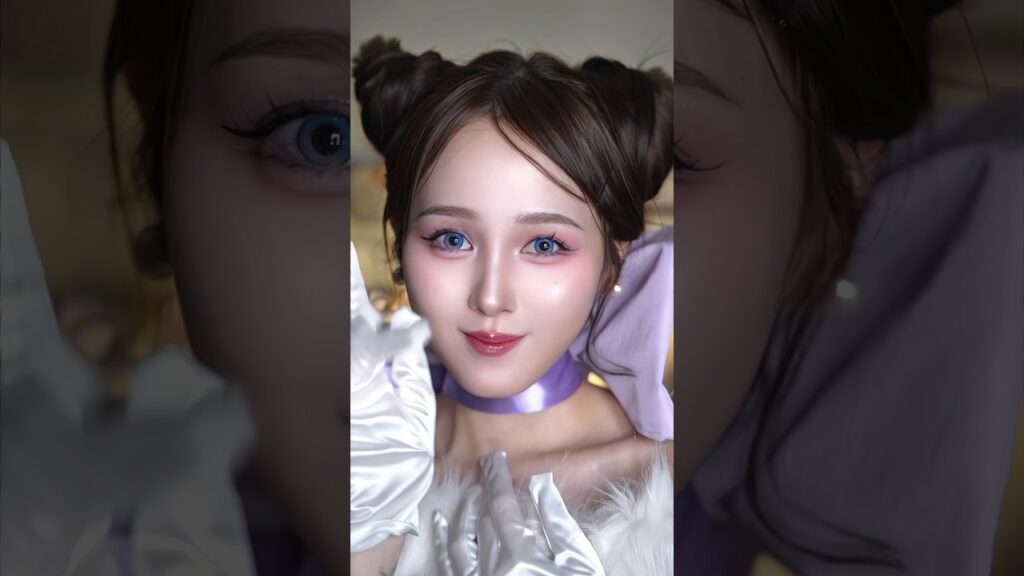 トゥードルス世界観メイク💄手作りリボン🪡