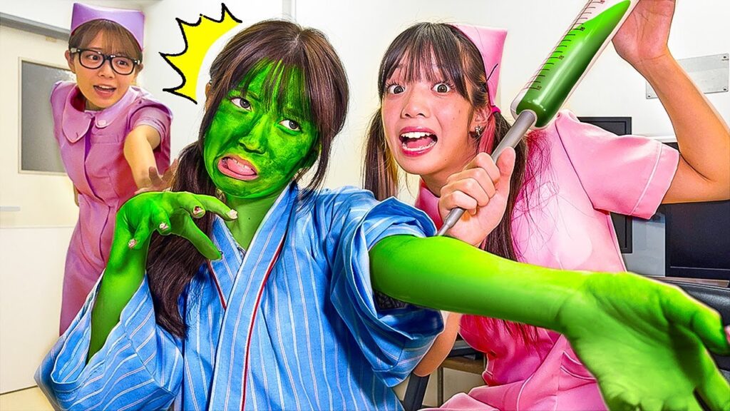 ドジなナースが間違えてゾンビになってしまう注射を打ってしまいました。。。【寸劇】