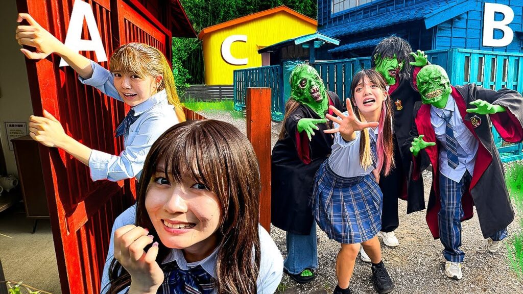 【対決】毎晩どこかの家が襲われる！？ミステリーゾンビかくれんぼやってみたら面白すぎたww！ #ハロウィン