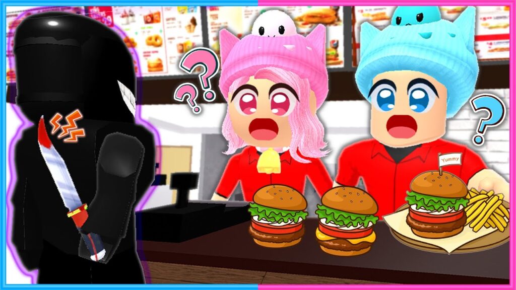 深夜のハンバーガーショップでアルバイトした結果😨🍔【 ロブロックス / Roblox  】