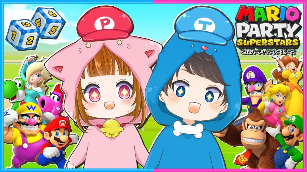 【お知らせあり】ちろぴの６周年！マリオパーティ対決！🐶🐱【 マリオパーティスーパースターズ 】【 ちろぴの 】