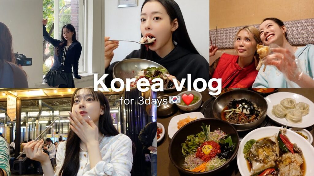 【韓国vlog】いっぱい食べて爆買いして大満喫した韓国旅🇰🇷🛍️