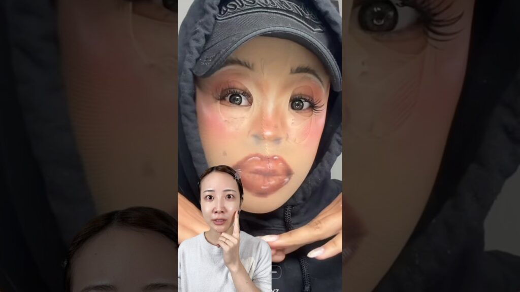 タイツの上からメイクしたら別人になれるらしい！！