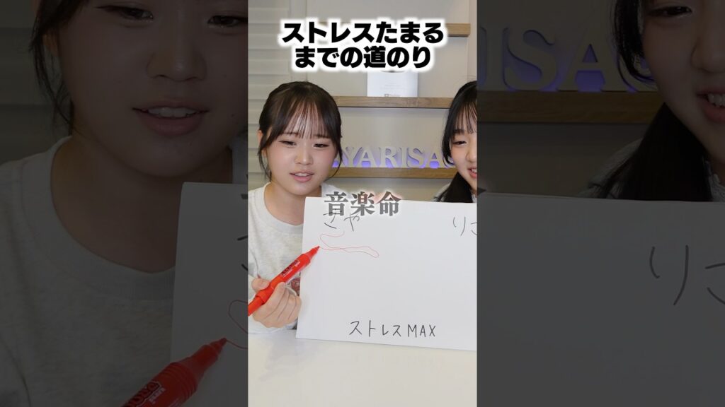 ストレスMAXまでの姉妹の違いがおもろww