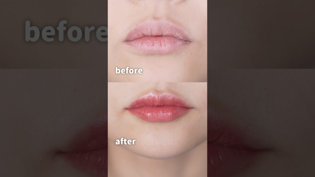 冬のガサガサ乾燥唇でもモデルみたいに可愛いリップになれるのか試してみた #shorts