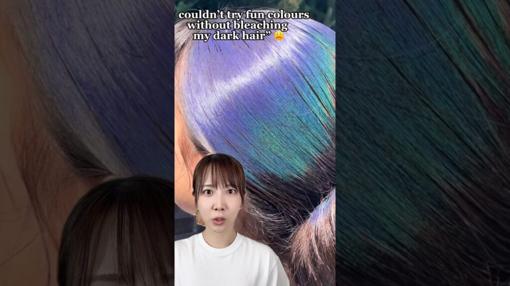 黒髪でも宝石のように輝くヘアカラーがめっちゃ綺麗だった！！