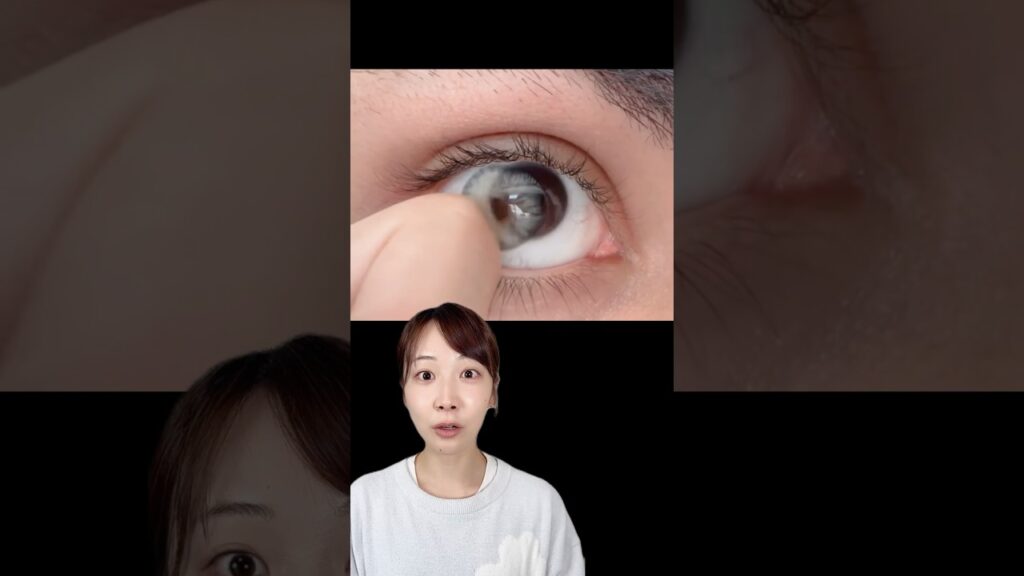 超リアルな柄のカラコンが凄かった！！