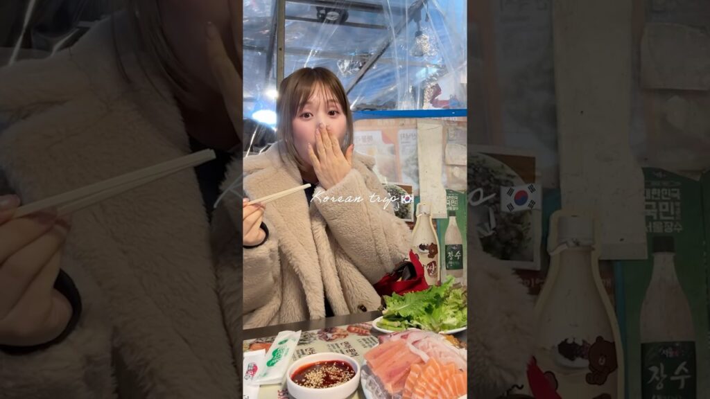 あ〜幸せ💖韓国市場で欲望のまま食べ歩き🇰🇷💖#shorts