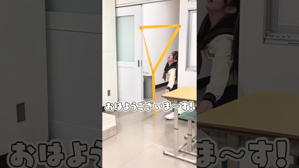 毎朝イカゲームしないと遅刻！？学校登校チャレンジやってみた！○△□