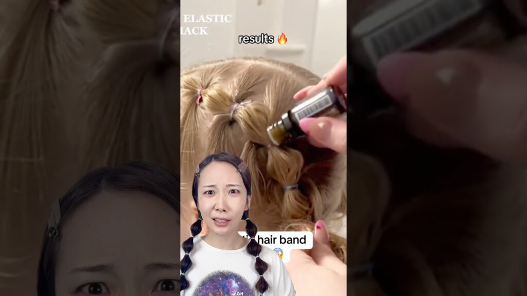 アロマオイルでヘアゴムが簡単に切れるらしい！