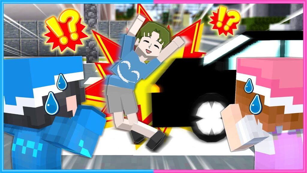 目の前で友達が交通事故にあいました…⚠【 マイクラ / Minecraft  】