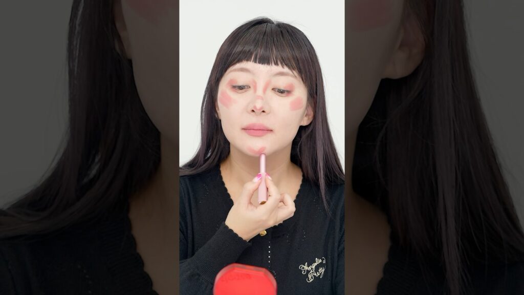 リップ1本でメイクしてみた