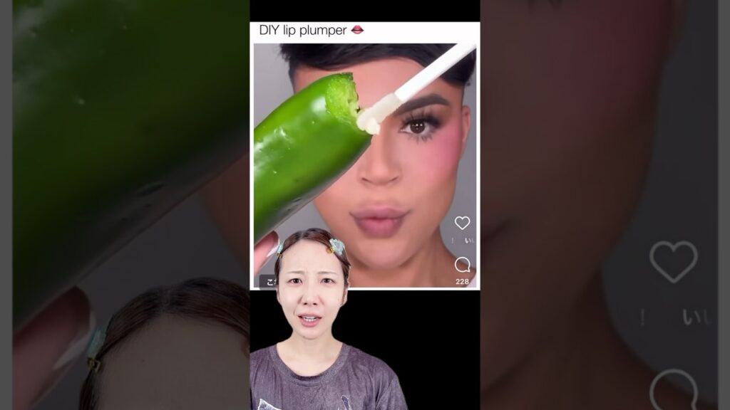 唐辛子を刻んでグロスに入れたらプランパーになるらしい！！