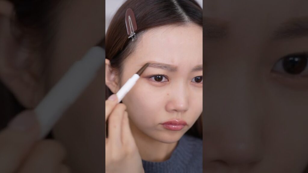 【眉メイク】こだわるほどに太く濃くなっていく日々に終止符を！！#shorts