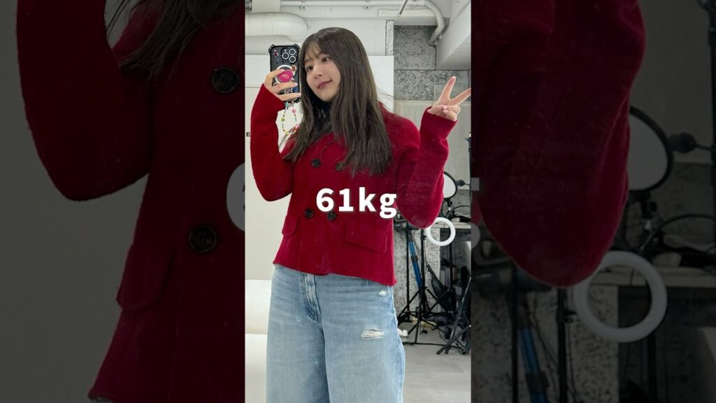 -13kg🔥MAX体重の時と今を比べてみたら全然違ってた🤣#shorts