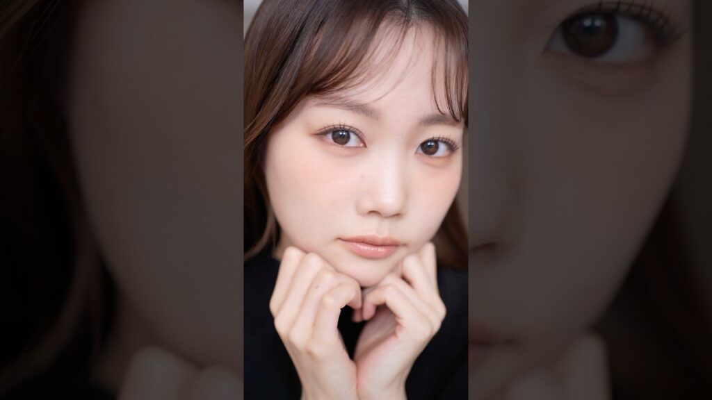 ピンクばかり使ってたけど、やっぱりベージュチークって可愛いよね #shorts