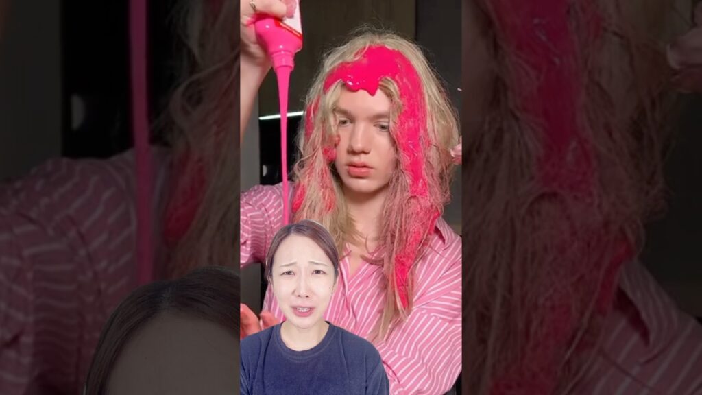 【検証】スライムを髪に塗ったらツヤツヤになるらしい！！