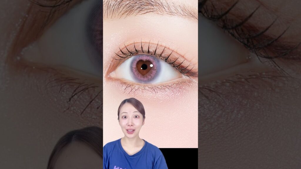 ハート型のカラコンが可愛すぎる件！！