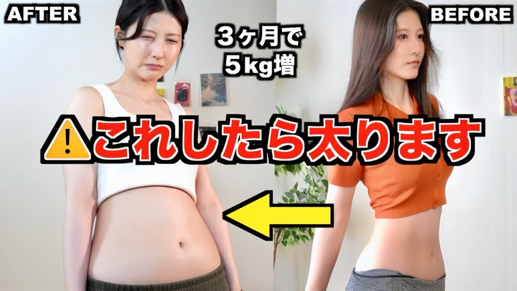 【体重過去最大】私みたいにならないで！！！太った原因徹底解説！これをしたら太ります。【ダイエット】