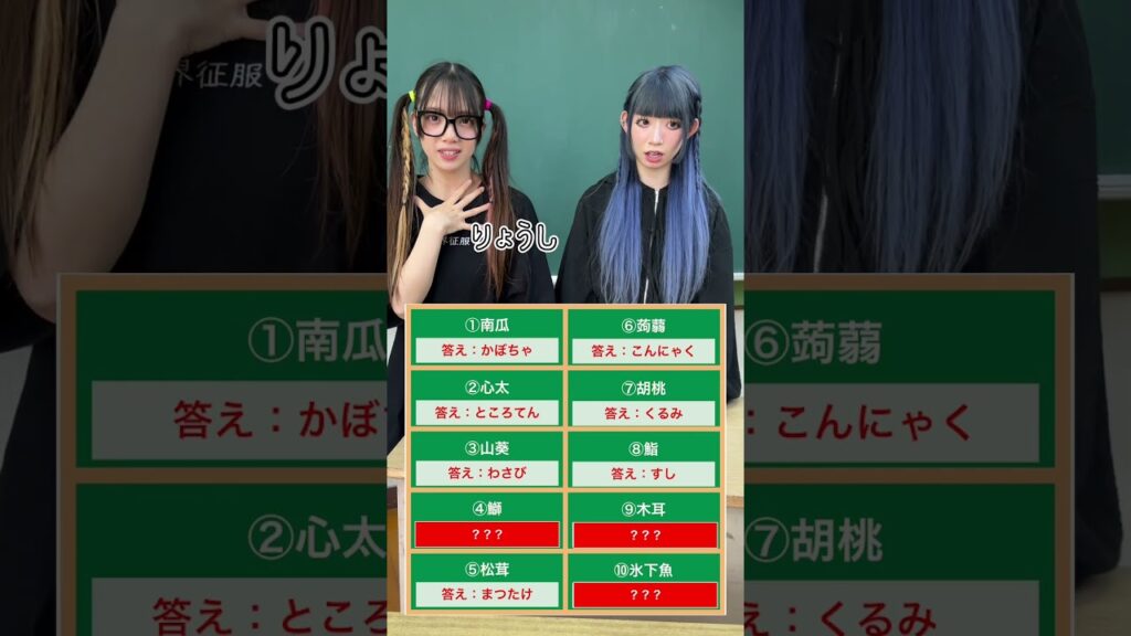 氷下魚🐟！？この漢字読める？　#shorts