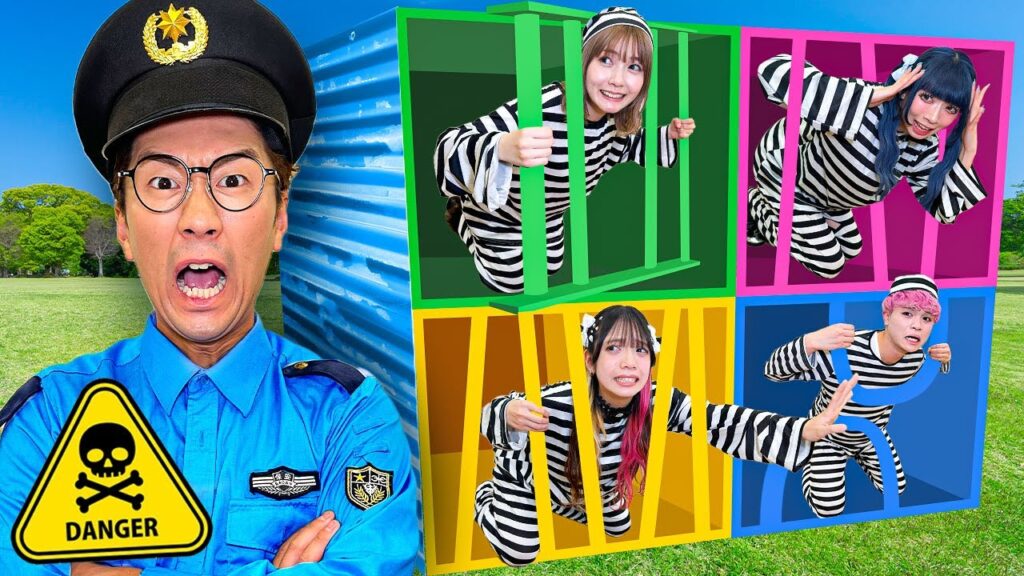 この中で脱獄できない囚人は！？命を懸けたミステリー牢屋チャレンジやってみた！【対決】