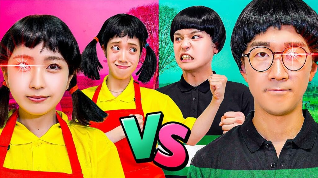 【イカゲーム】生死を賭けた新ゲーム登場！？ヨンヒVSチョルスのデスゲーム対決【오징어 게임 Squid Game】