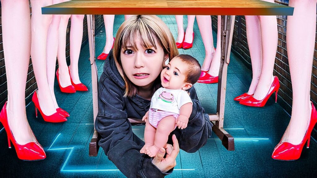 赤ちゃんが誘拐された!?犯人にバレずに子どもを見つけ出せ!メイド VS お母さんの鬼ごっこ対決! 赤ちゃんが誘拐された!?犯人にバレずに子どもを見つけ出せ!メイド VS お母さんの鬼ごっこ対決!