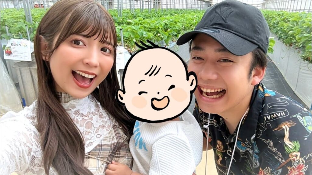 ゆん: 3人で、最初で最後のいちご狩り。 3人で、最初で最後のいちご狩り。