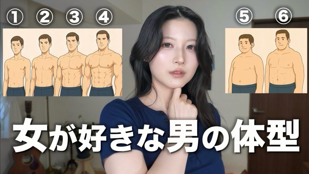 【ガリ？マッチョ？】女性が1番好きでモテる男性の体型をお伝えします。(インスタ女子2000人調査)