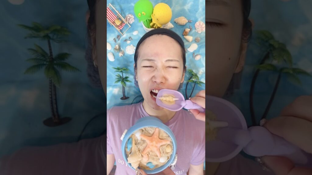 砂を食べるASMR【容赦のない友人】