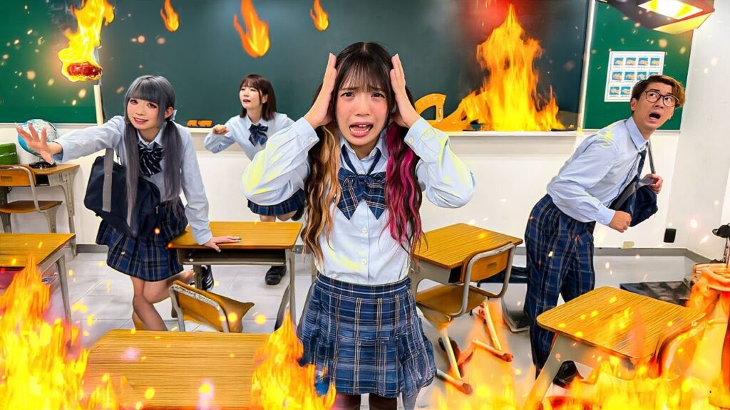 学校が火事になってしまいました・・・【寸劇】