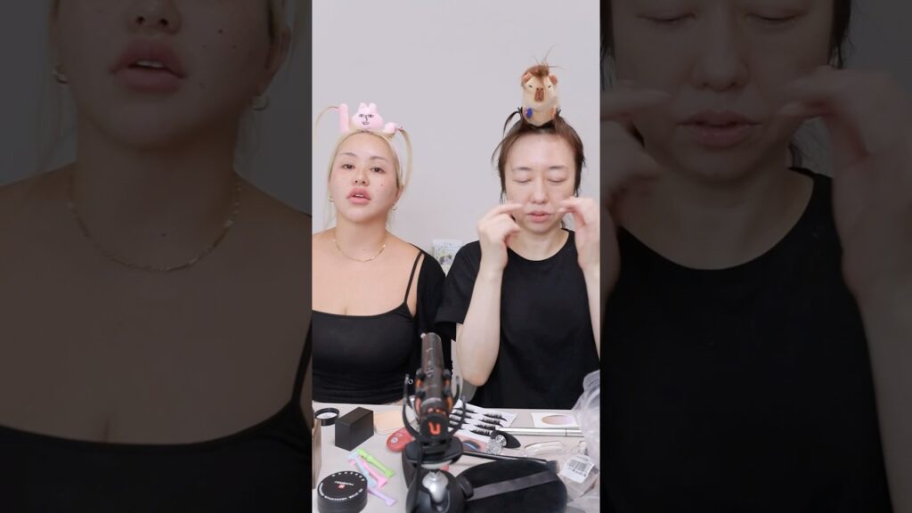 1分でカットクリースメイクしたらwwwwwww #asmr #makeup #マリリン