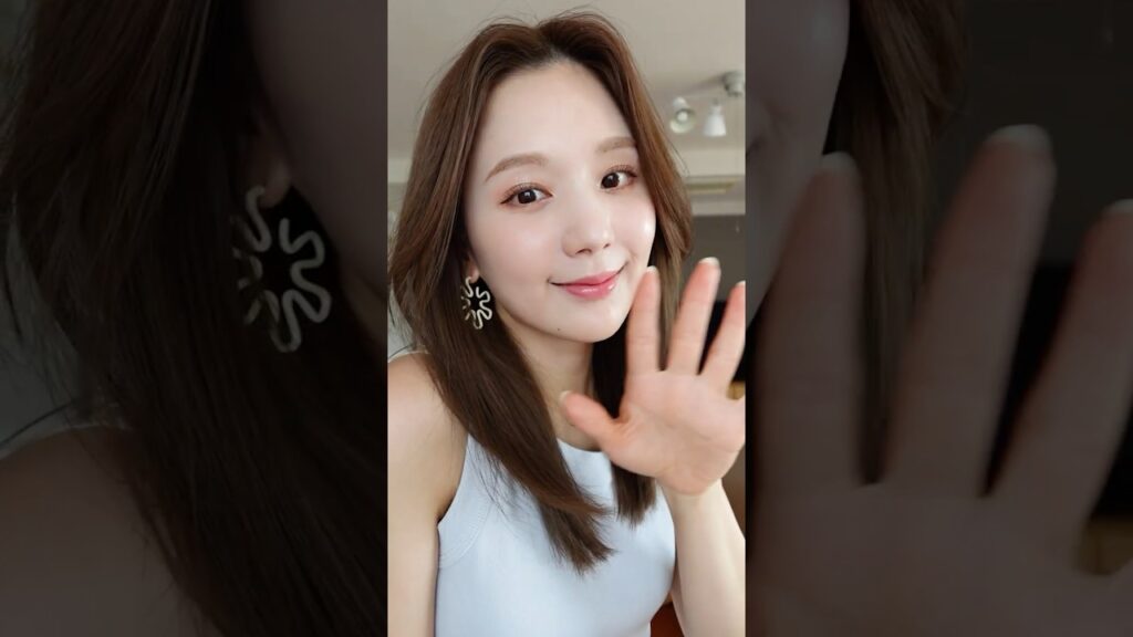 コーラルカラーで作る最近の夏メイク🍊🎀 #shorts