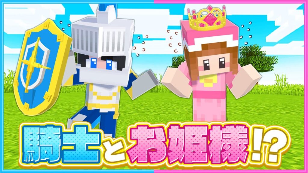 【 マイクラ 】お姫様と騎士になってしまった結果…！？👑🛡