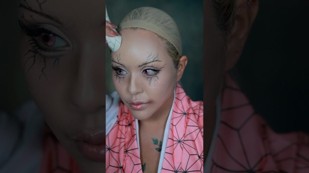 鬼禰󠄀豆子メイクしてとりま無惨倒してくるわ！爆血！