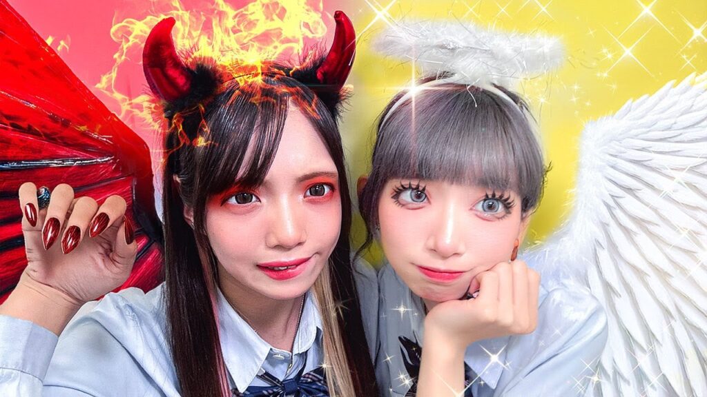 女子高生が天使と悪魔になってしまいました。