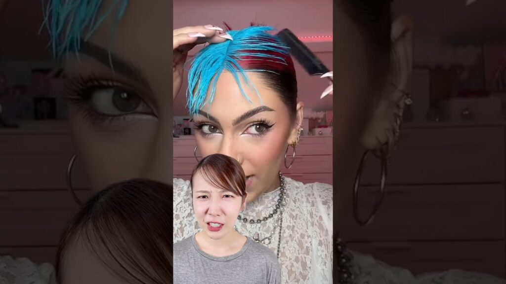 【検証】羽を貼るだけで派手髪が秒で完成！？