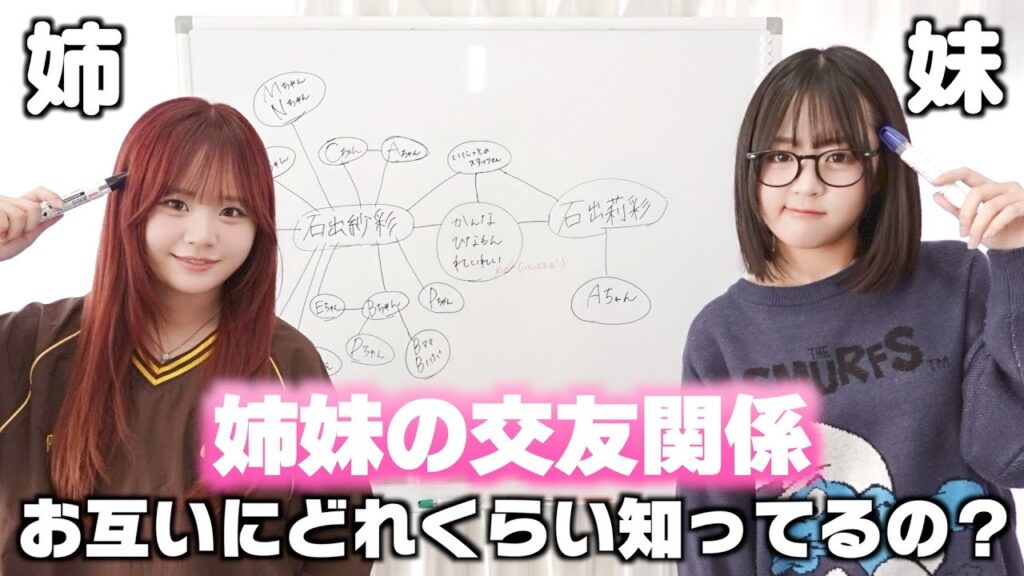 LINEで繋がっている友達、2歳差の姉妹で何人当てられるかやってみた！