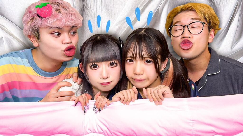 【対決】カップルが密会！？学校のお泊り会で内緒で部屋に侵入したら・・・