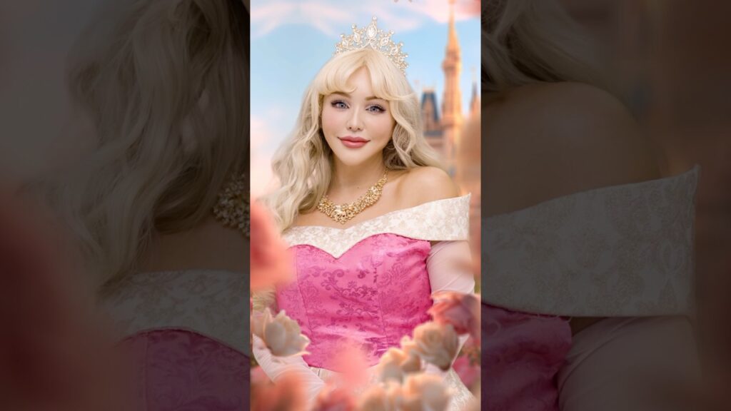 オカンからオーロラ姫👸荷、 #マリリン  #disney￼