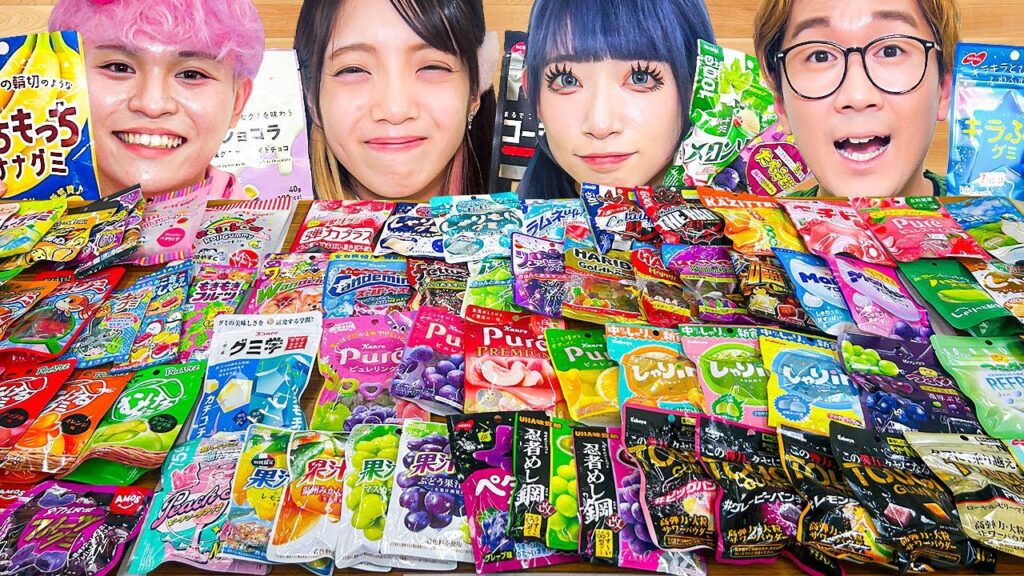 コンビニグミ100種集めて食べて推しグミ決めたいねん☆