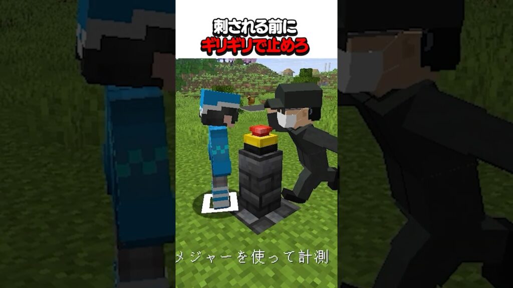 ビビりはどっち？　#マイクラ